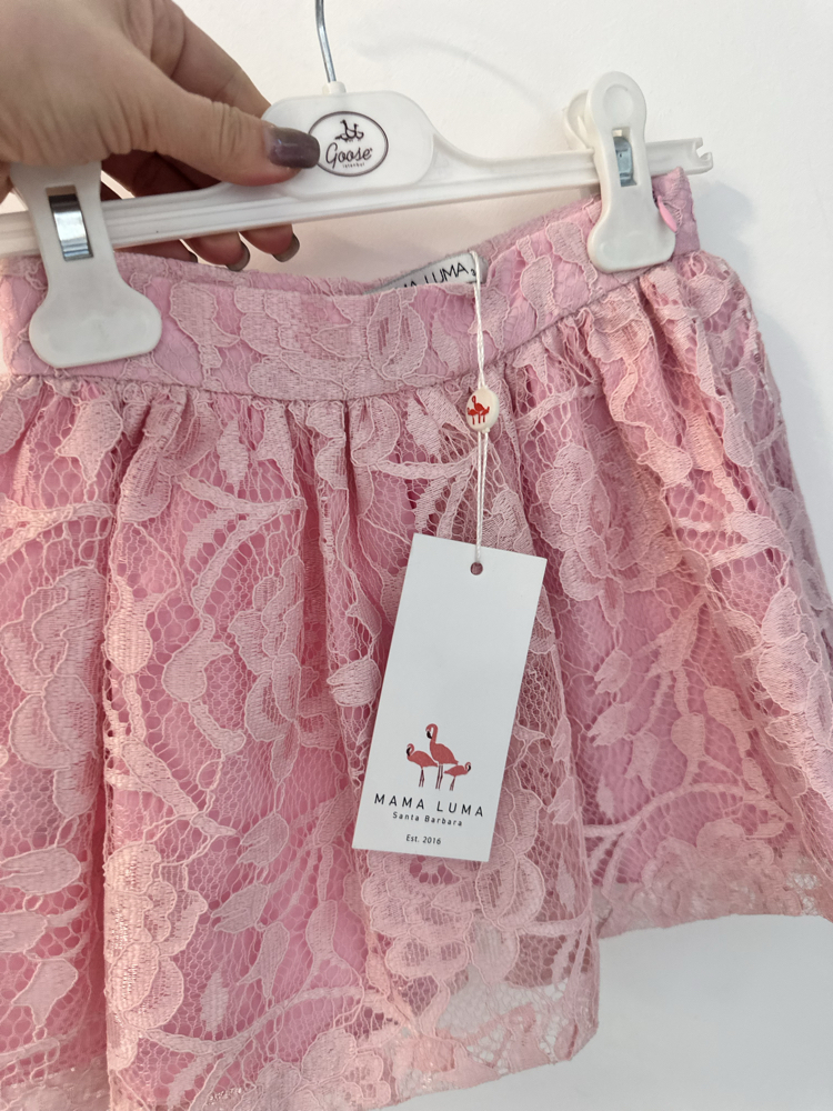Mama luma pink gupur kız çocuk etek