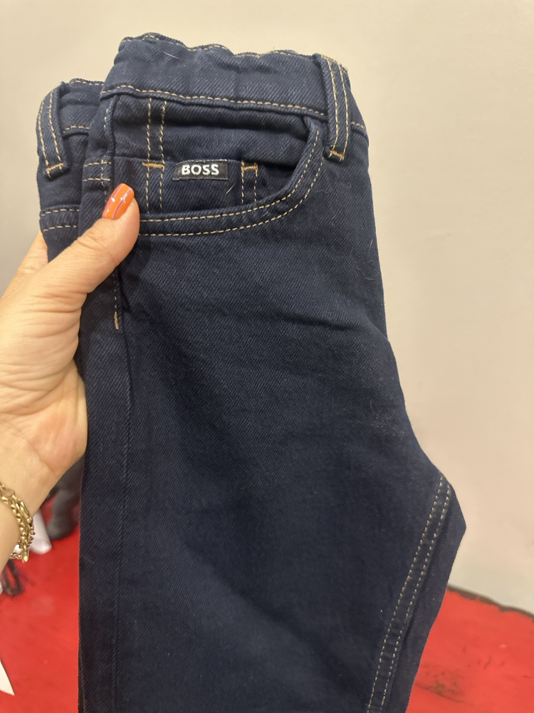 HB dark indigo erkek çocuk kot pantolon