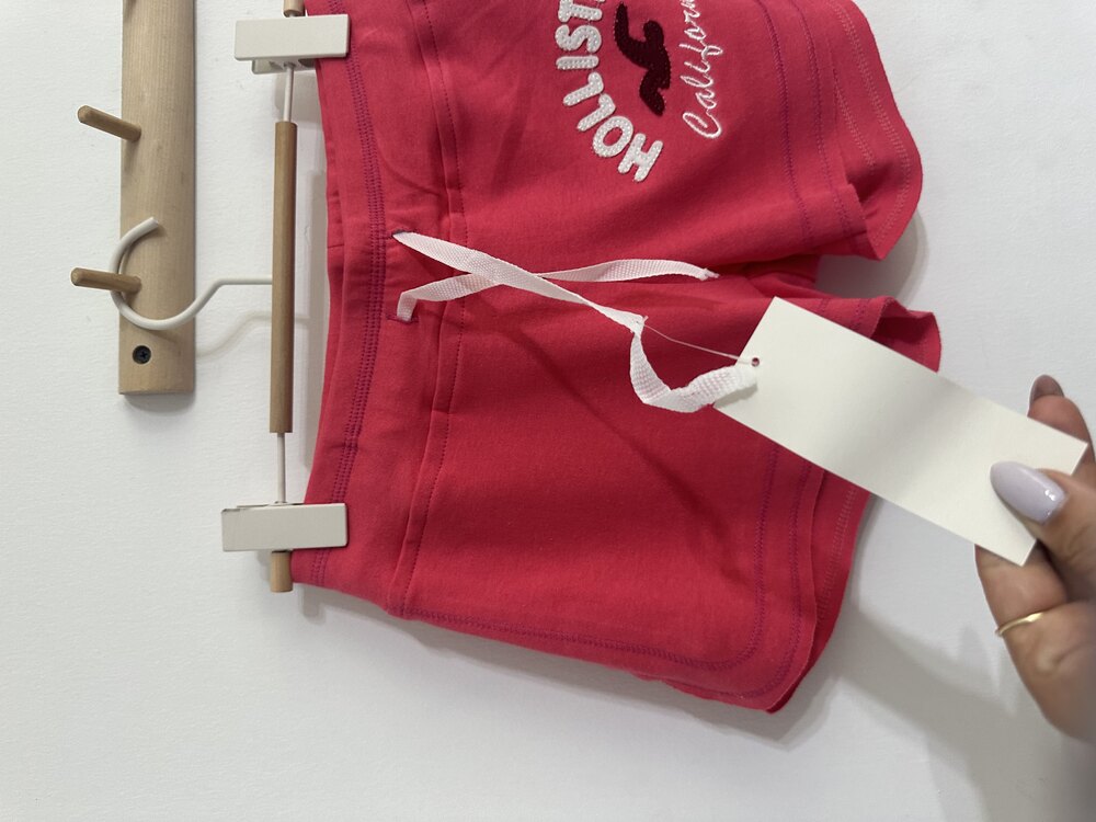 Hollister pembe kız çocuk şort