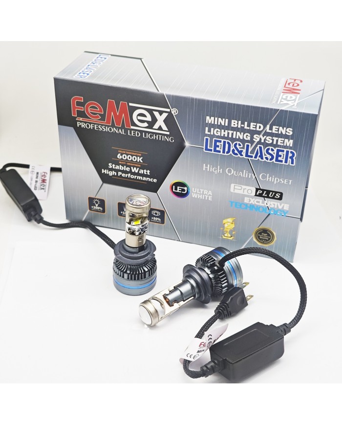 FEMEX Pro PLUS EXCLUSIVE Technology CSP LEXTAR Chipset H7 Mini Bi-Led Kendinden Mercekli Performans