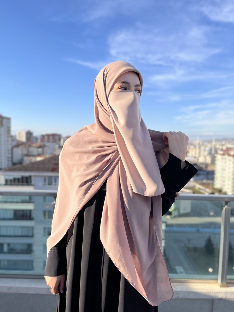 Lena Lastikli Eşarp 