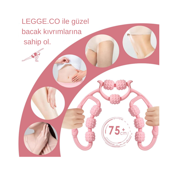 Pembe Bacak İnceltme Selülit Giderme,Ödem Atma,Sıkılaştırma Masaj Aleti