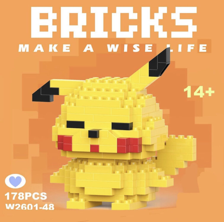Pikachu Bricks 