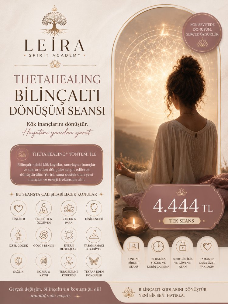 ThetaHealing Bilinçaltı Dönüşüm Seansı