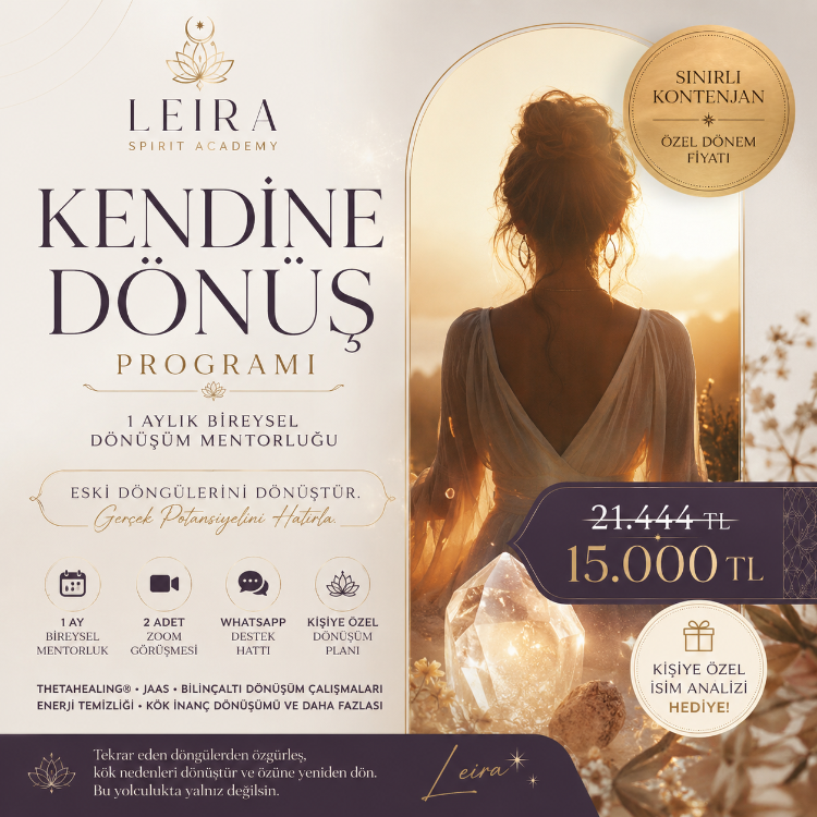  KENDİNE DÖNÜŞ PROGRAMI