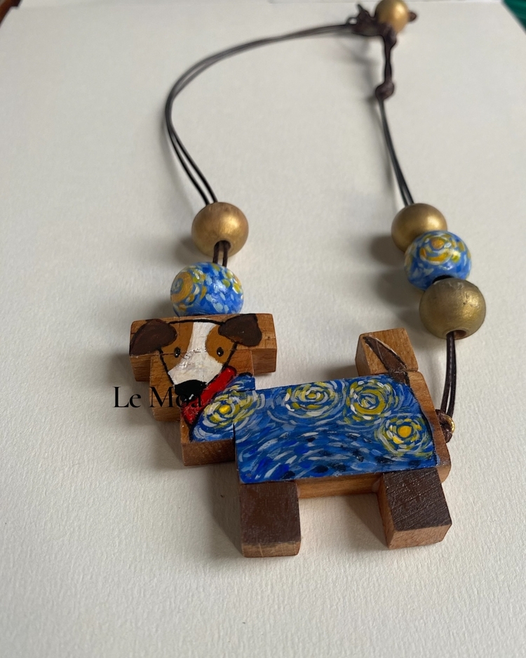Van gogh dog Choker