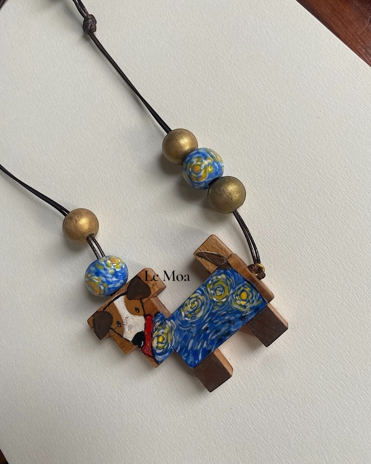 Van gogh dog Choker