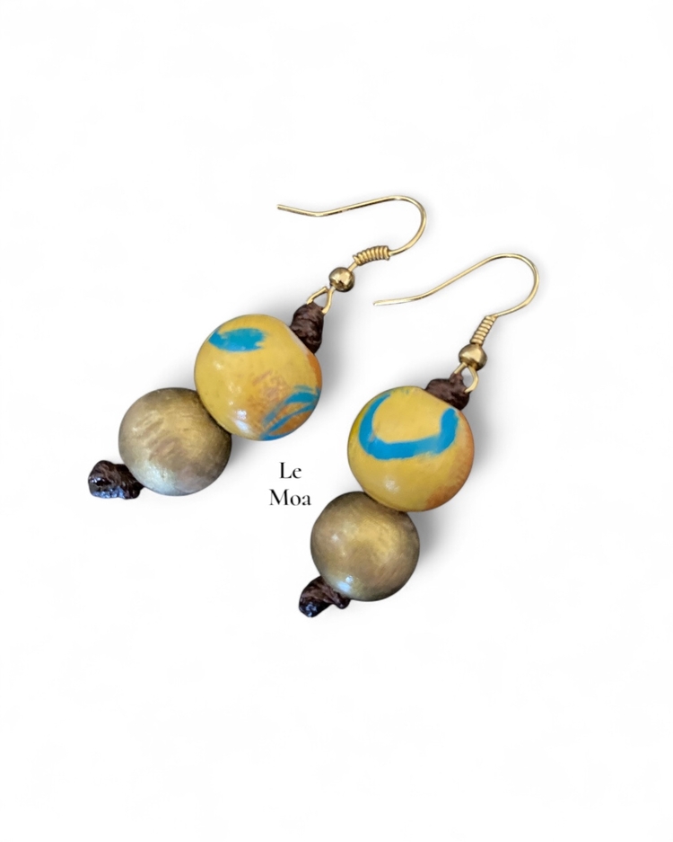 Van gogh sunflower no3 earring