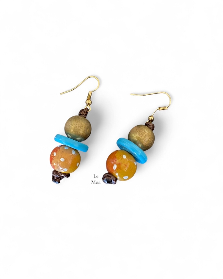 Van gogh sunflower no4 earring