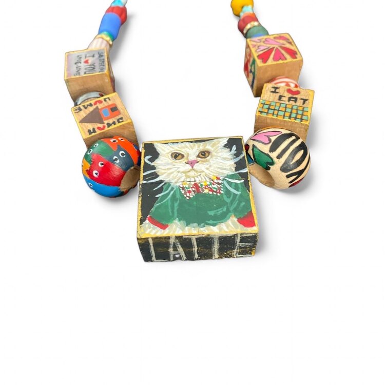 AHŞAP CHARM KOLYE (örnektir)