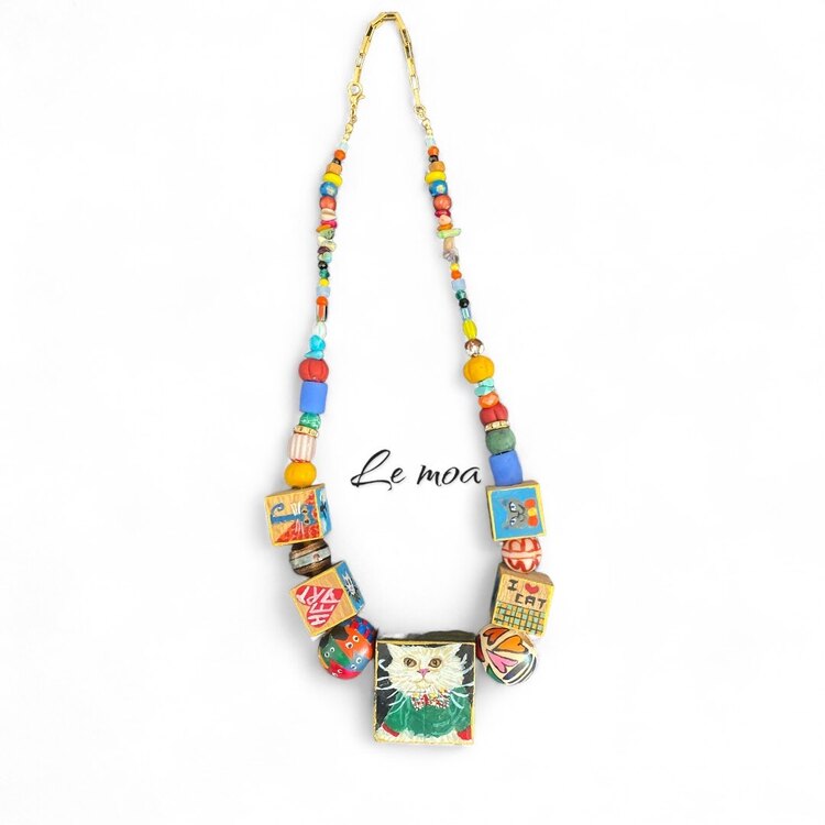 AHŞAP CHARM KOLYE (örnektir)