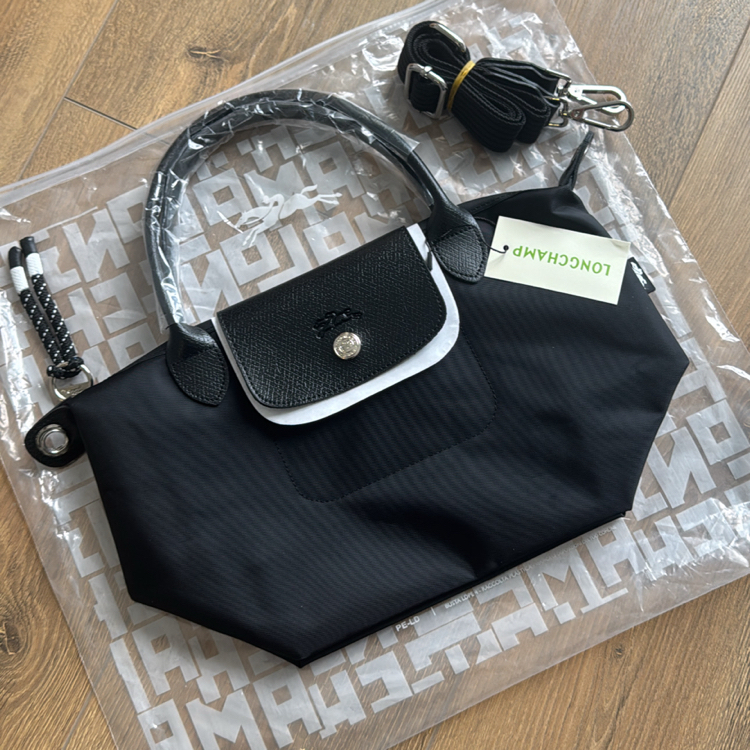 Longchamp Le Pliage Enrgy (M) All Black
