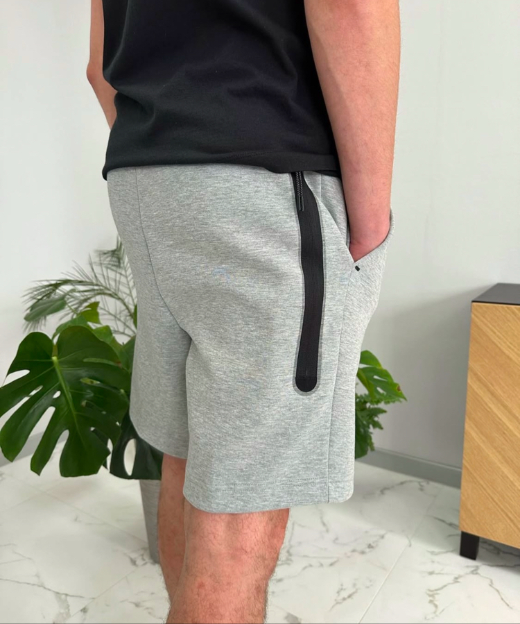 Tech Fleece Şort Gri