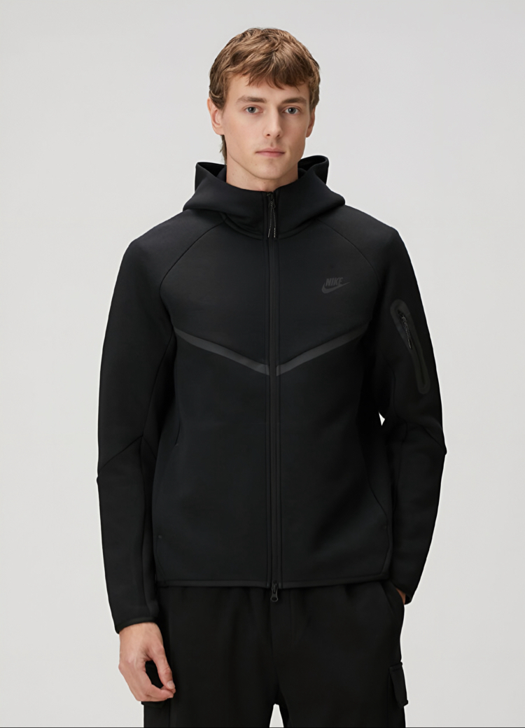 Siyah Tech Fleece Eşofman Takımı