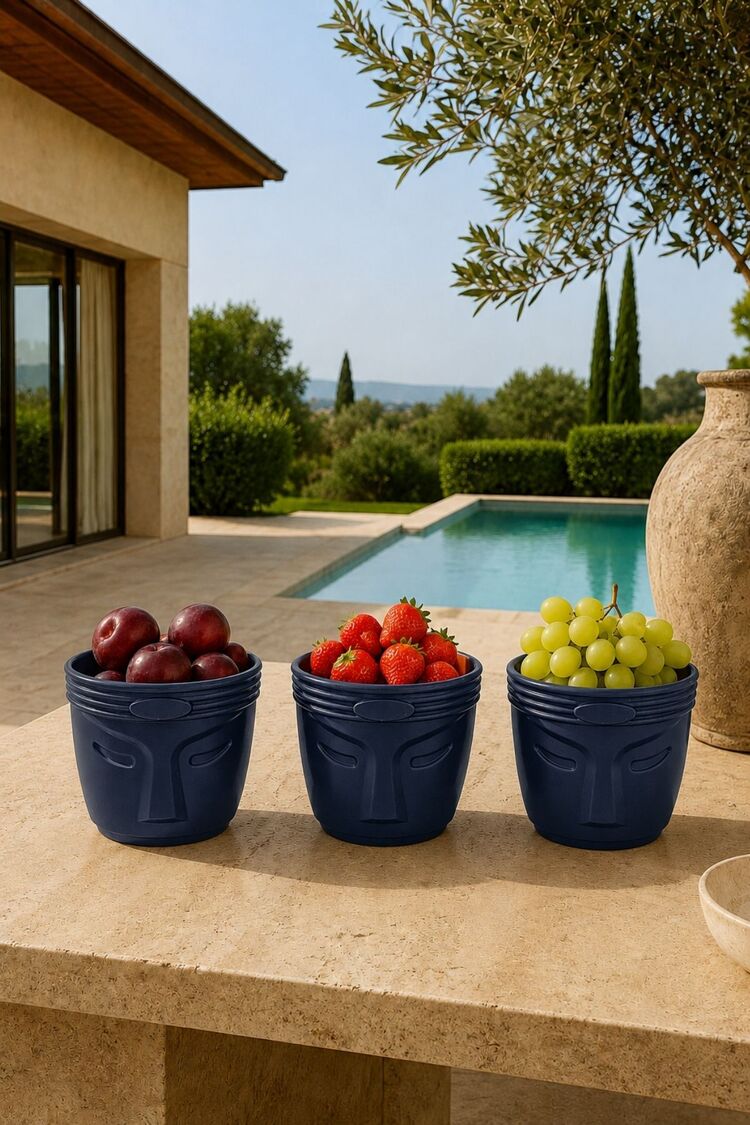 3 Parça Dekoratif Kase Takımı | Çerezlik Atıştırmalık Sunum Kasesi | BPA Free