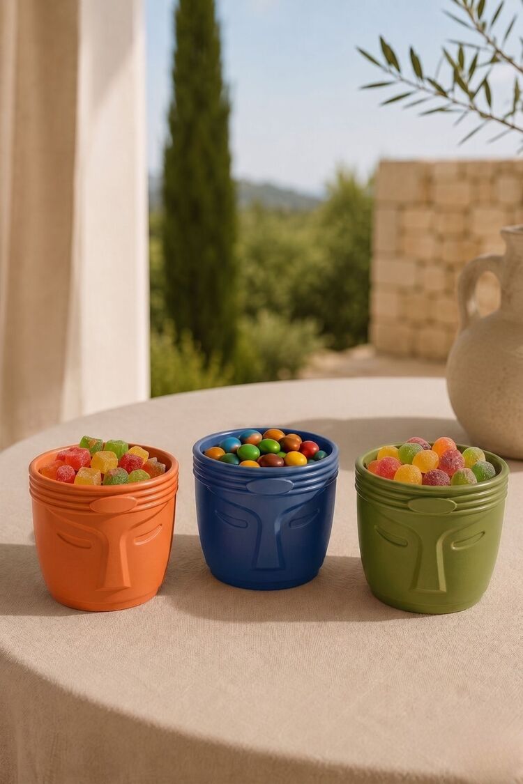 3 Parça Dekoratif Kase Takımı | Çerezlik Atıştırmalık Sunum Kasesi | BPA Free