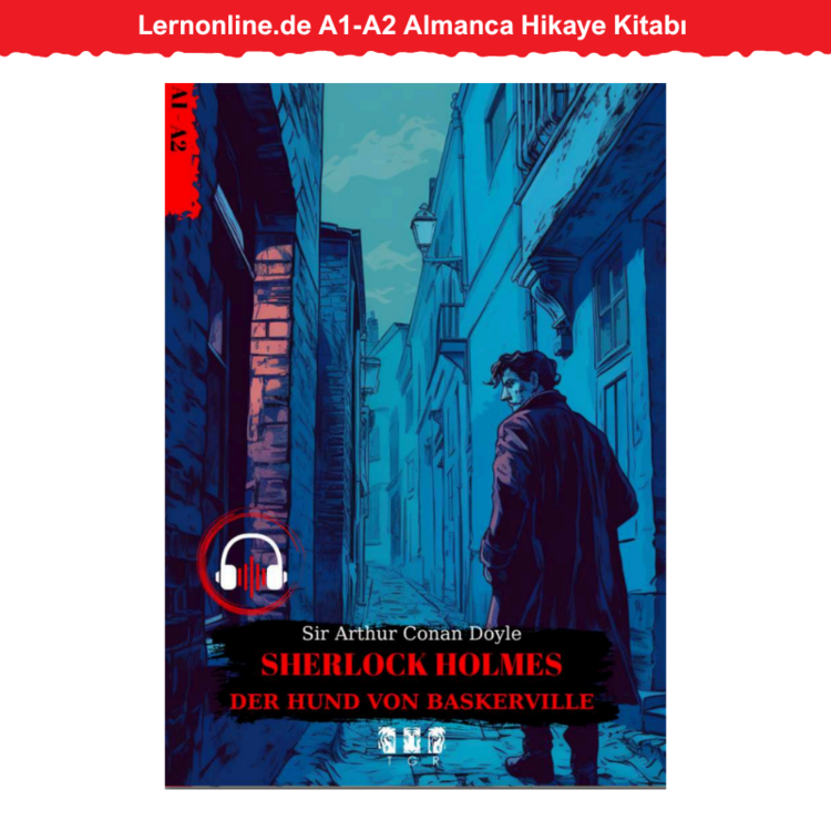 Lernonline.de A1-A2 Almanca Hikaye Kitabı - Sherlock Holmes Der Hund Von Baskerville