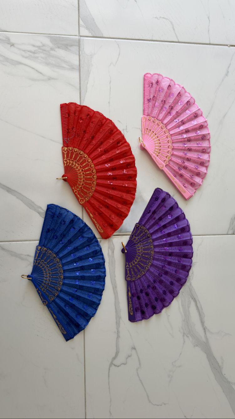 Pullu Vintage Yelpaze