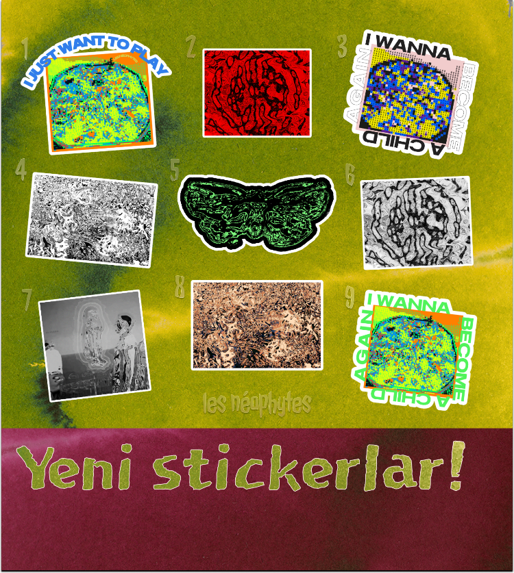 üçlü stickerlar (+altılı, sekizli, onlu pack)