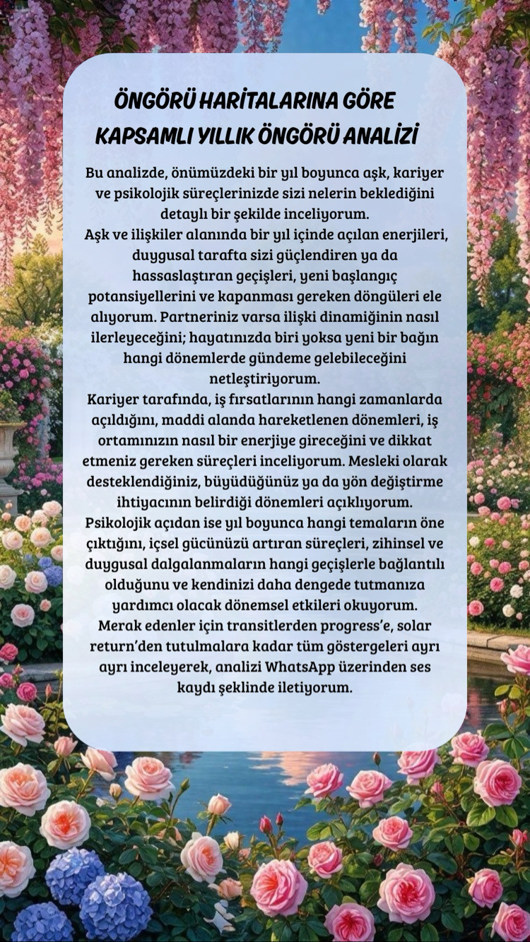 Yıllık Öngörü