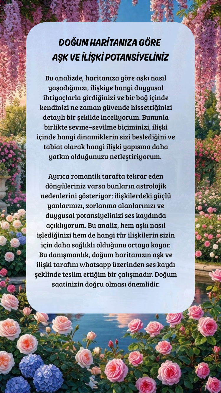 Aşk ve İlişki Potansiyeliniz 