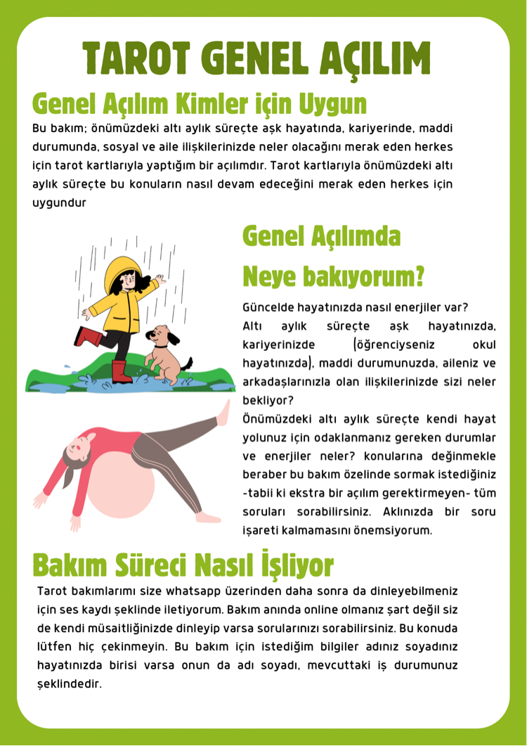 Genel Tarot Açılımı