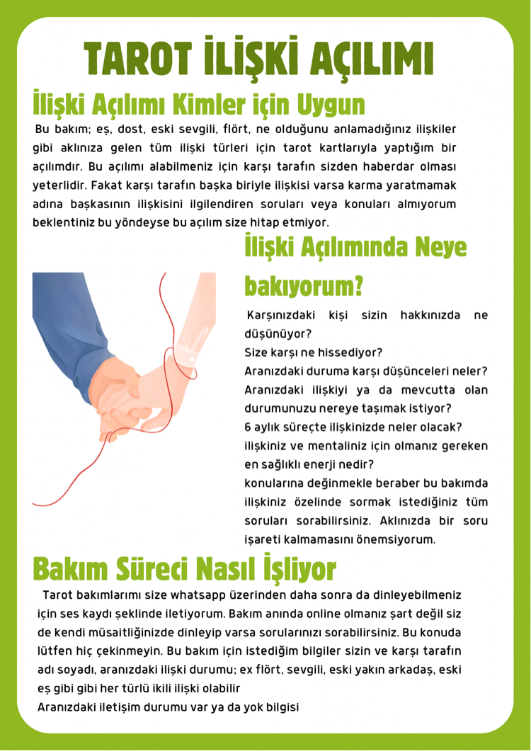 Tarot İlişki Açılımı
