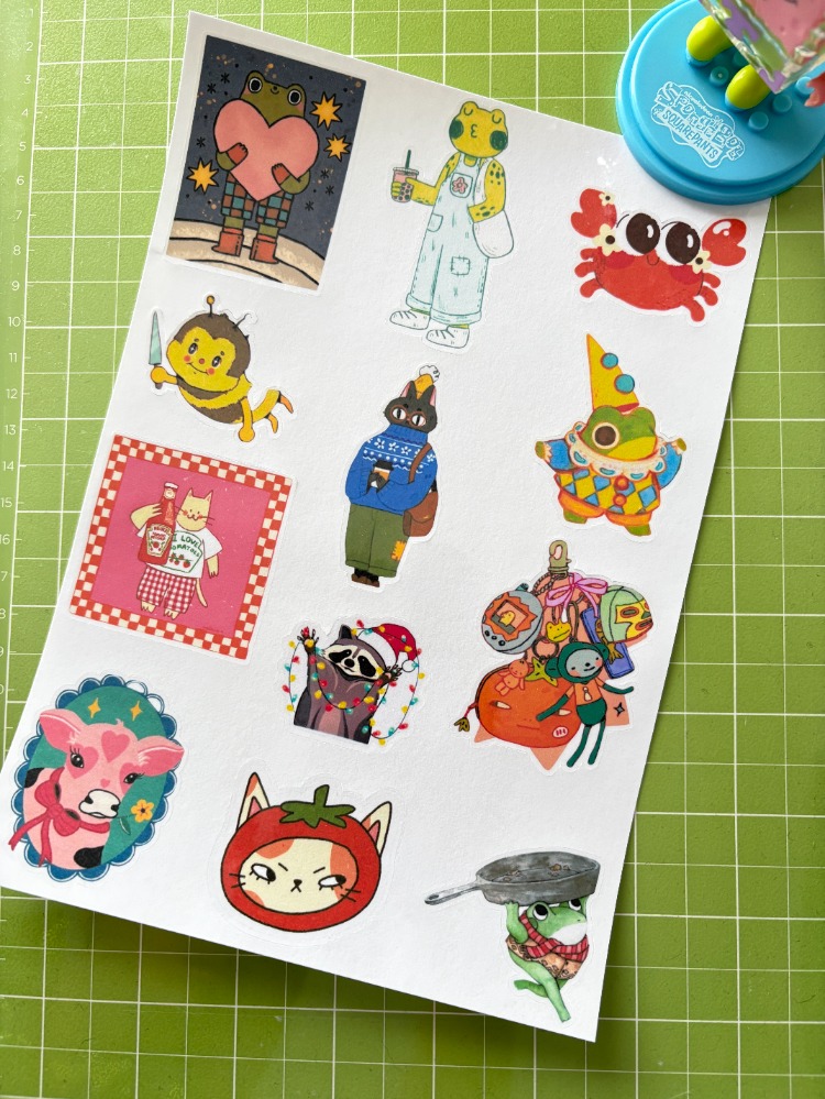 Karma Sevimli Sticker Seti