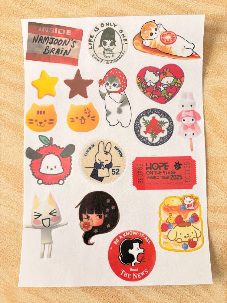 Kawaii Sticker Seti