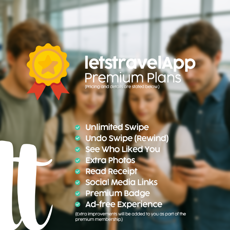 letstravelApp 3 Months (90 gün)