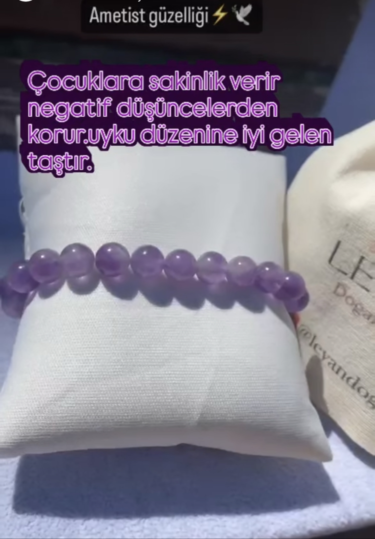 Ametist bileklik