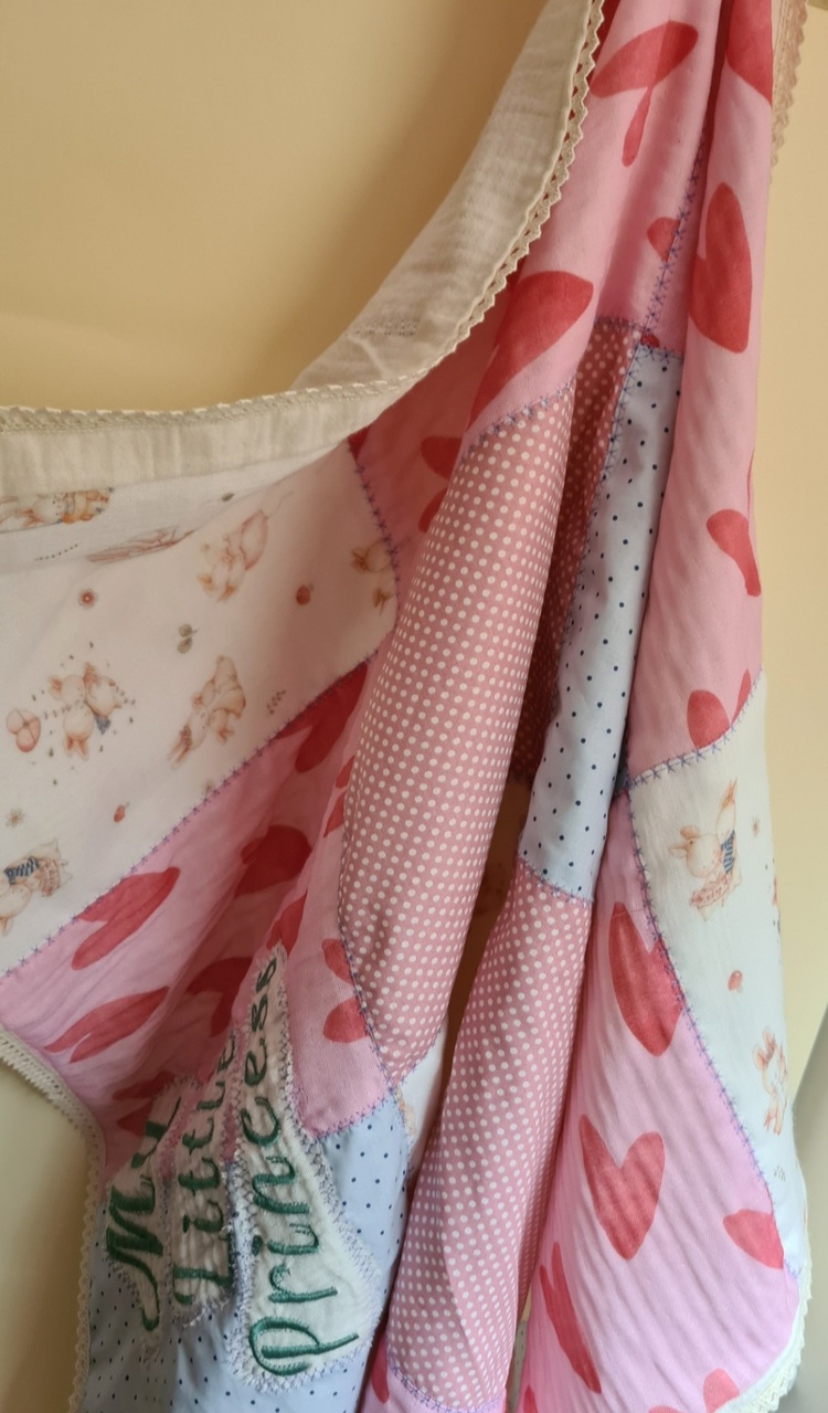 My Little Princess Patchwork Müslin Bebek Battaniyesi