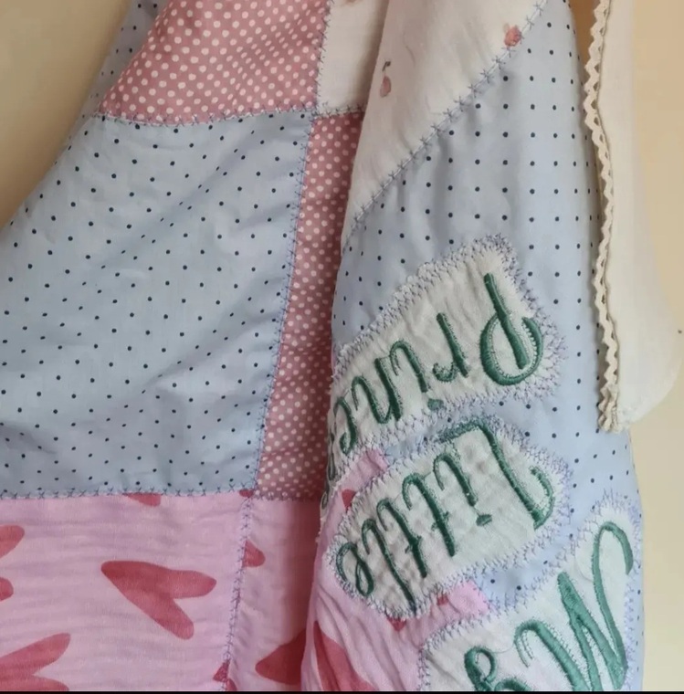 My Little Princess Patchwork Müslin Bebek Battaniyesi