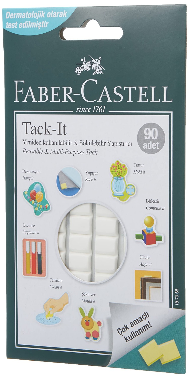 FABER TACK-İT BEYAZ YAPIŞTIRICI 50 GR  ( 2 Adet ! )