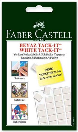 FABER TACK-İT BEYAZ YAPIŞTIRICI 50 GR  ( 2 Adet ! )