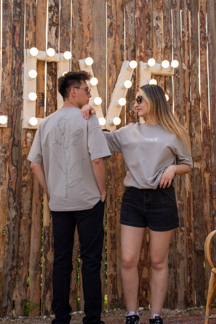 Premium kalite oversize baskılı tshirt 