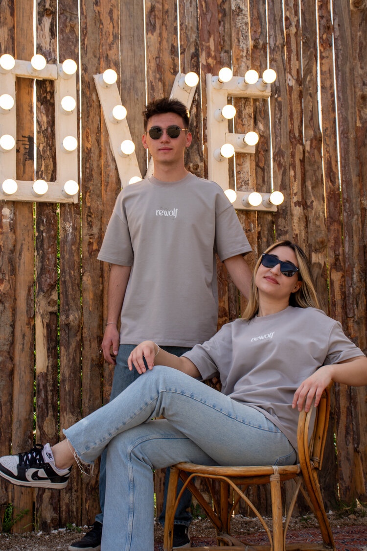 Premium kalite oversize baskılı tshirt 