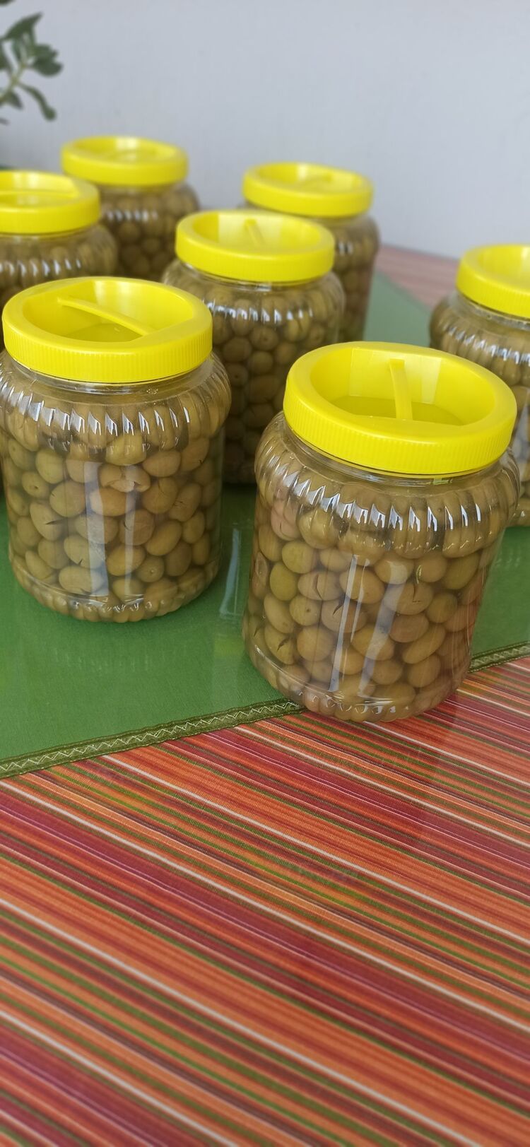 Yeşil kırma zeytin (Net:1250 Gr)