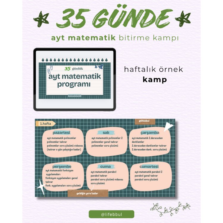 AYT MATEMATİK KAMPI