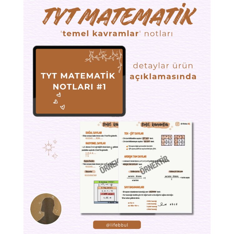 TYT MATEMATİK NOTLARI