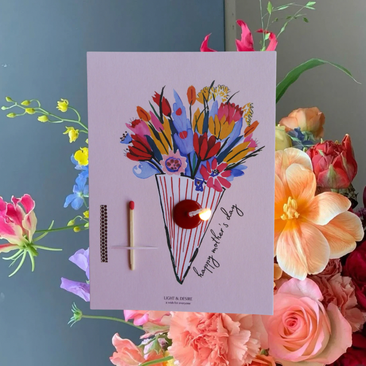“Happy mother’s day” Dilek Kartı