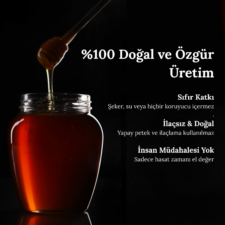 450 gr Süzme Çam Balı - Muğla, Sınırlı Üretim
