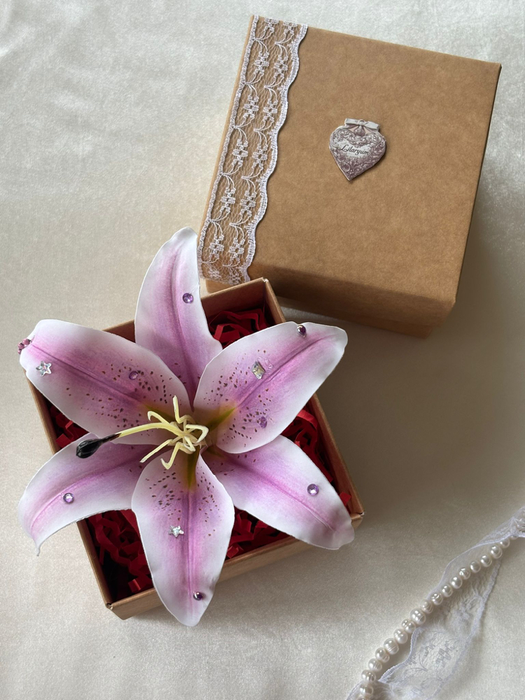 Lilyum Çanta Charmı Pembe Taşlı