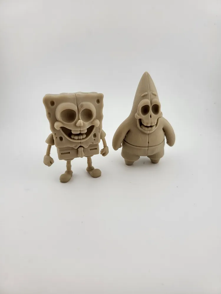 Kuru kafa Sünger Bob ve Patrick