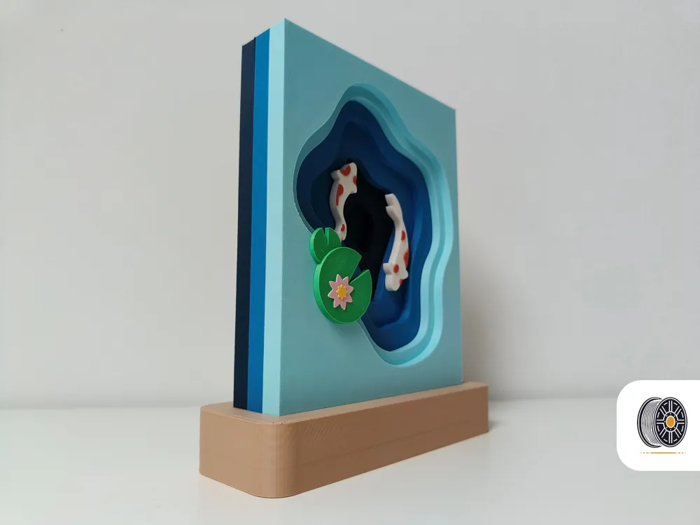 Koi Balıkları Diorama