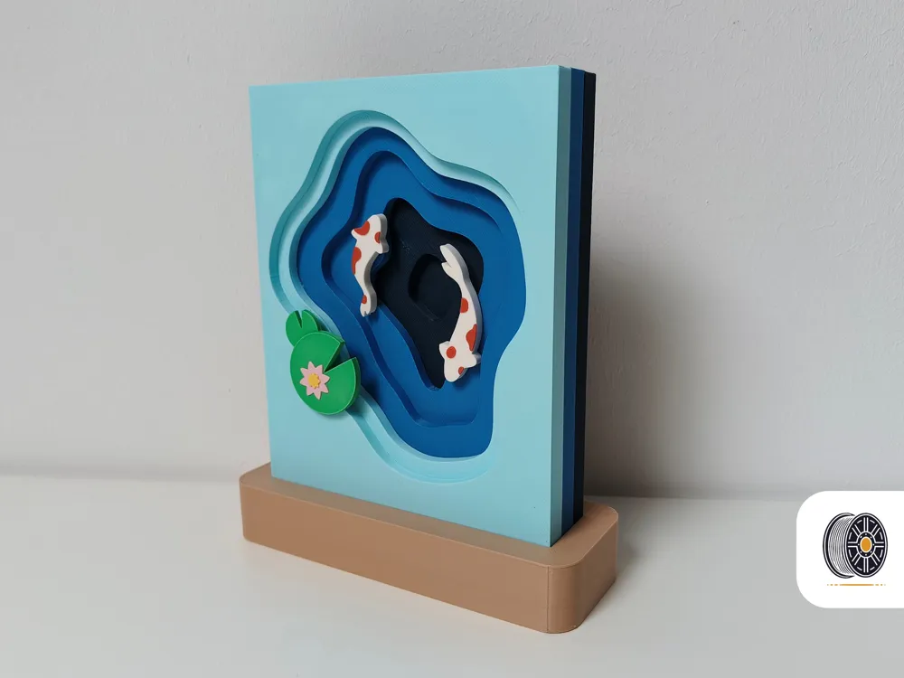Koi Balıkları Diorama