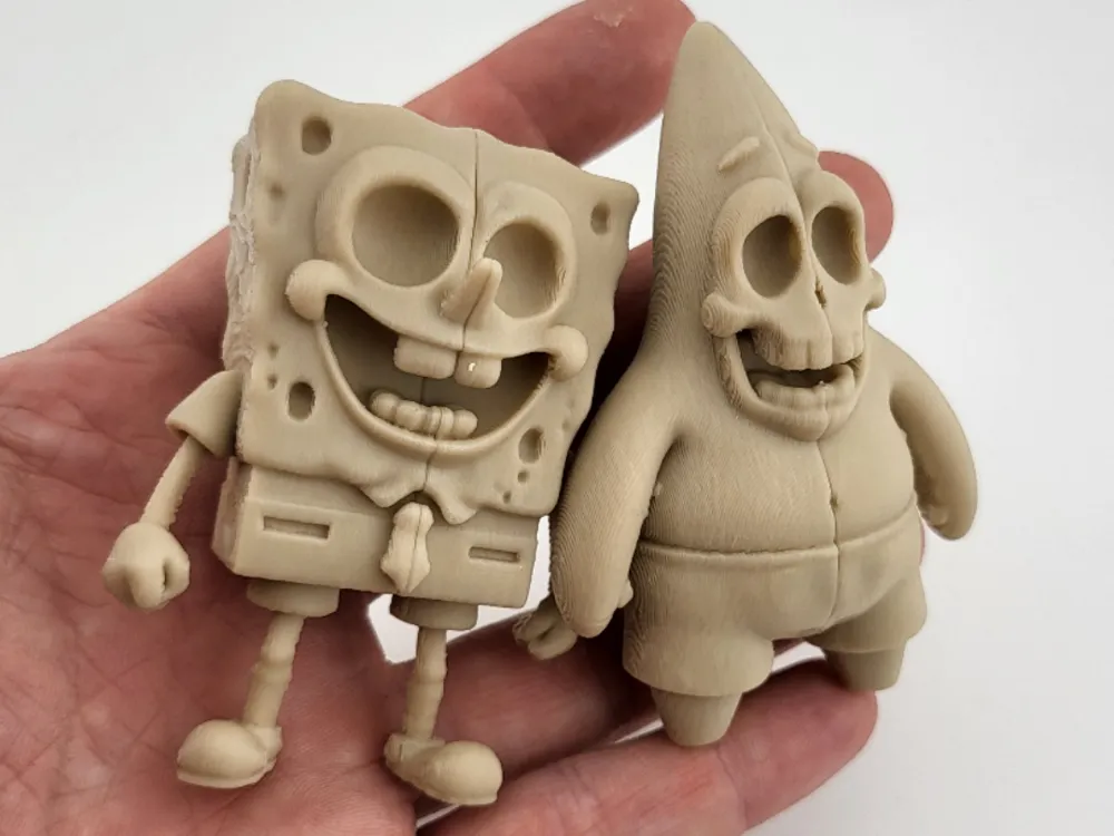 Kuru kafa Sünger Bob ve Patrick