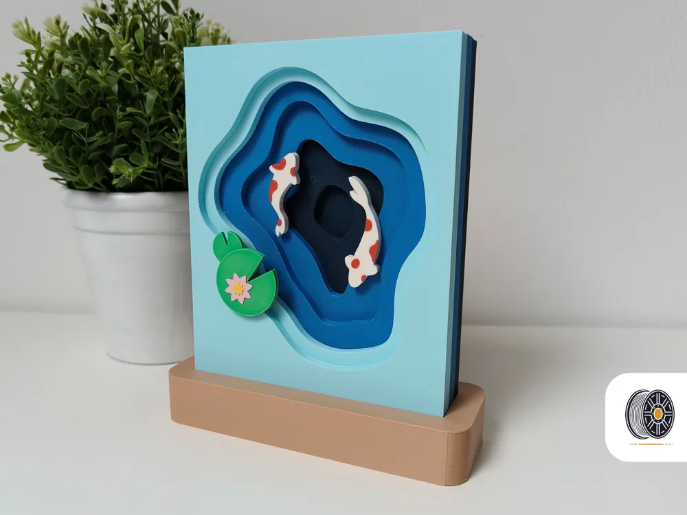 Koi Balıkları Diorama