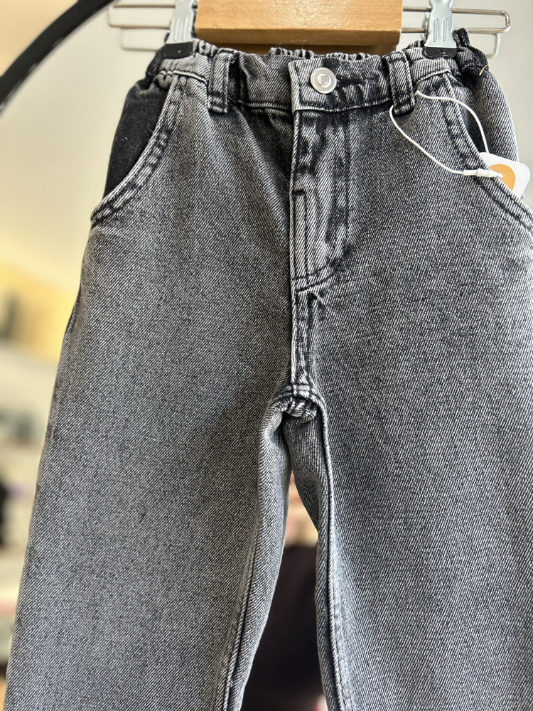 Siyah denim pantolon
