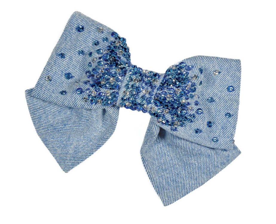 Denim Bow